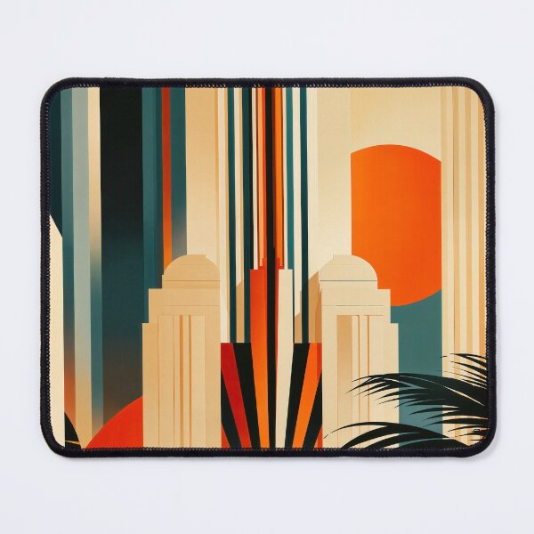 Item preview, Retro Luxury Architecture Wall Art designed and sold by ForeverPrintsOK.