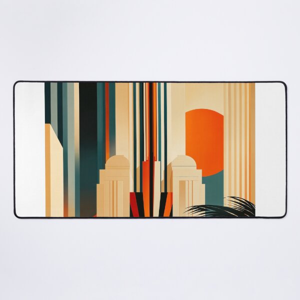 Item preview, Wall Art - Postcard - Art Deco Palace Poster | Retro Luxury Architecture Wall Art - #6 designed and sold by ForeverPrintsOK.