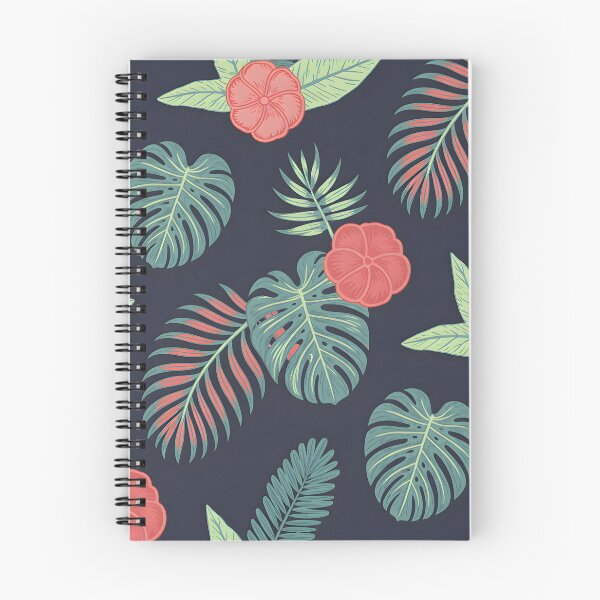 Item preview, Tropical Monstera and Hibiscus Floral Pattern designed and sold by ART BOND.