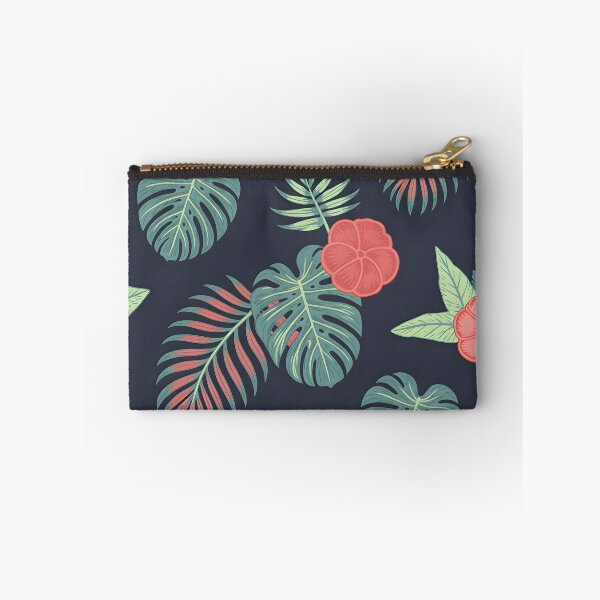Item preview, Tropical Monstera and Hibiscus Floral Pattern designed and sold by ART BOND.