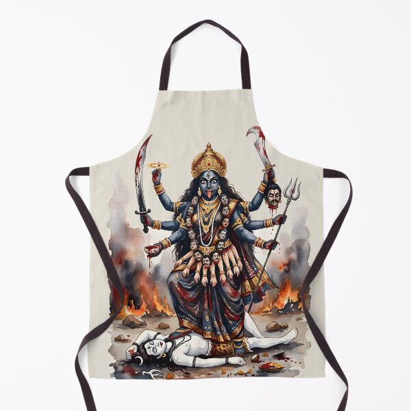 Item preview, Goddess Kali Watercolor Art designed and sold by hutofdesigns.