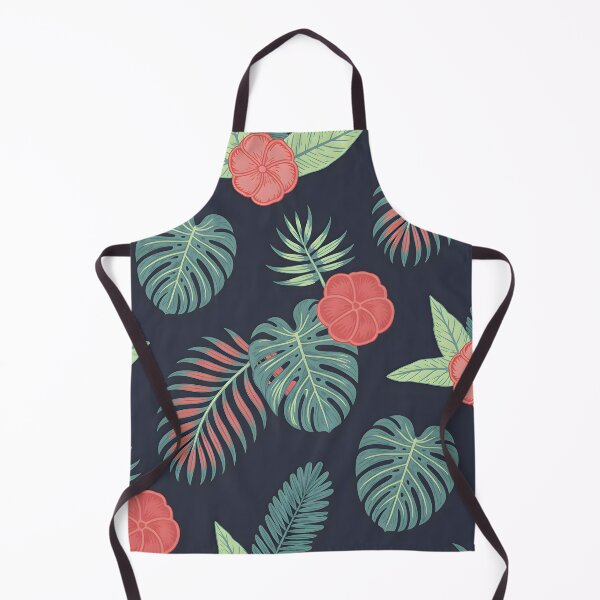 Item preview, Tropical Monstera and Hibiscus Floral Pattern designed and sold by ART BOND.
