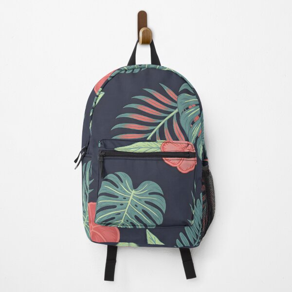 Item preview, Tropical Monstera and Hibiscus Floral Pattern designed and sold by ART BOND.