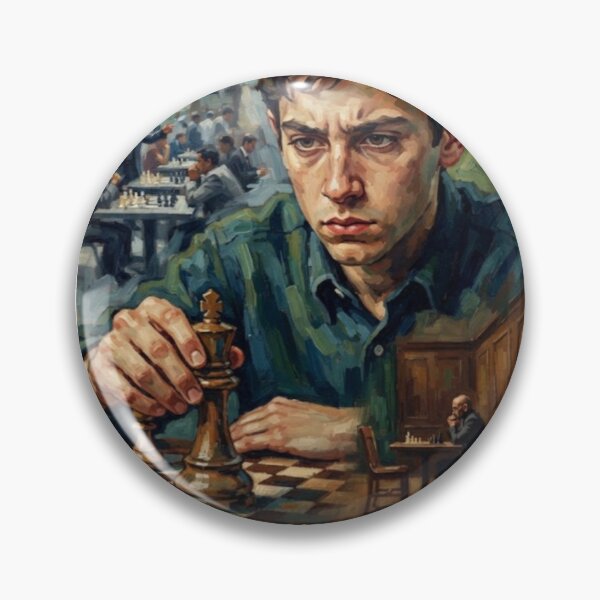Item preview, Searching for Bobby Fischer Fine Art Tribute designed and sold by Art's Diner.