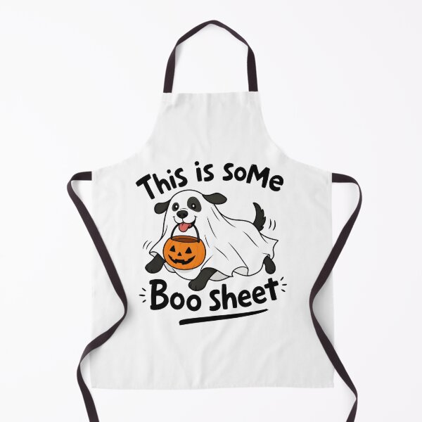 Item preview, Dog Ghost Boo Sheet Halloween Pun designed and sold by OlyvieArt.