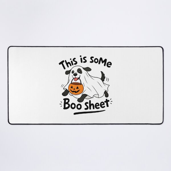 Item preview, Dog Ghost Boo Sheet Halloween Pun designed and sold by OlyvieArt.