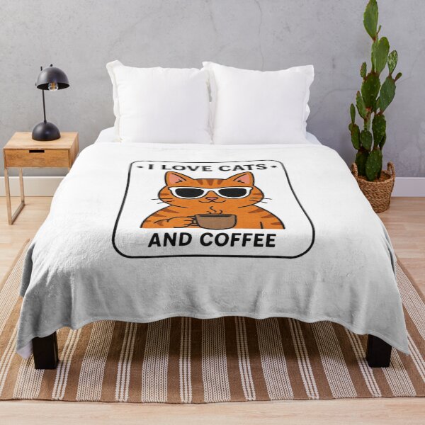 Item preview, I Love Cats And Coffe T-Shirt designed and sold by DegiXblooms.