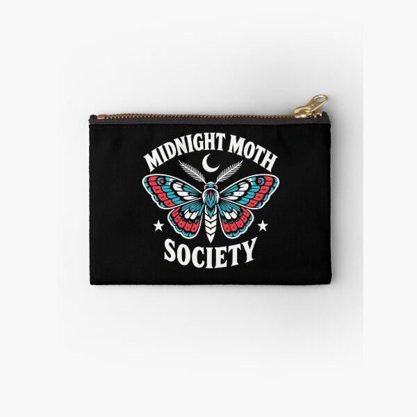 Item preview, Funny Midnight Moth Society Nocturnal Emblem Art designed and sold by elderberry.
