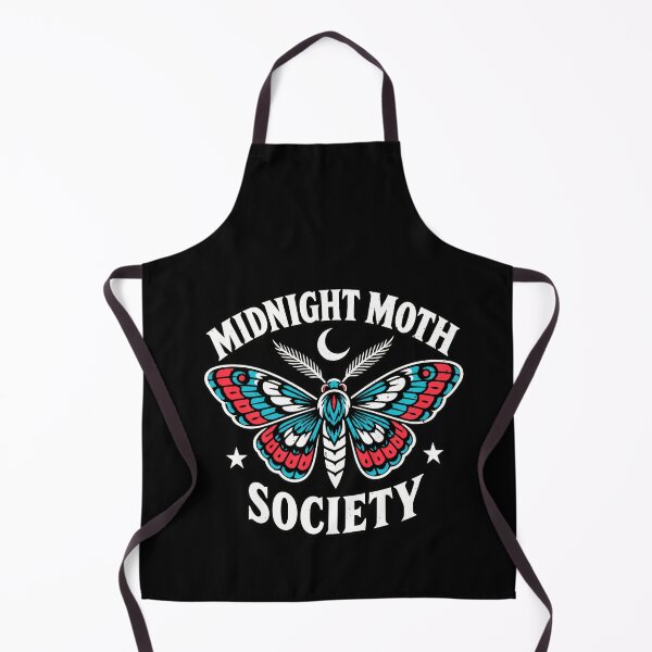 Item preview, Funny Midnight Moth Society Nocturnal Emblem Art designed and sold by elderberry.