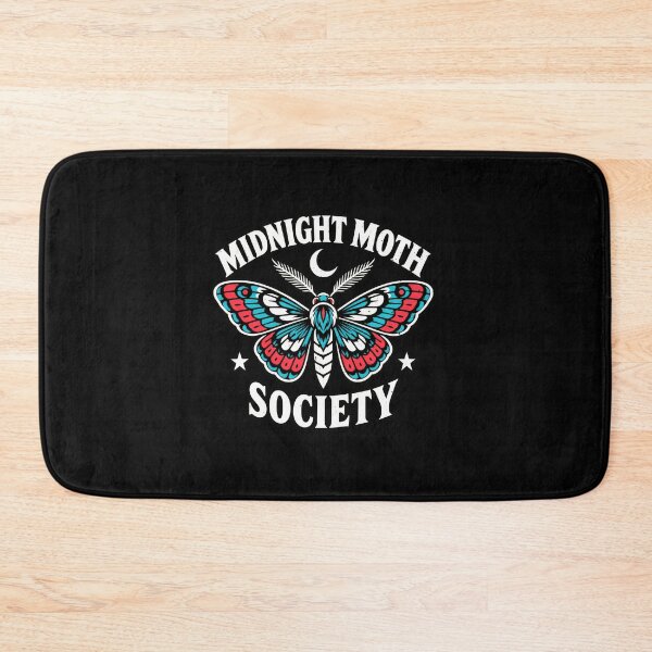 Item preview, Funny Midnight Moth Society Nocturnal Emblem Art designed and sold by elderberry.