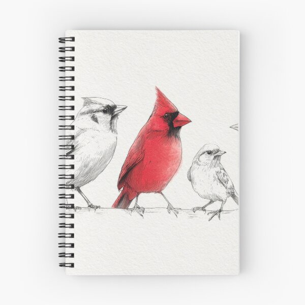 Item preview, Four birds are standing in a row designed and sold by anytka.