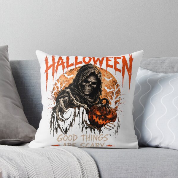 Item preview, Good things are scary — Creepy Gothic Skull designed and sold by westtricks.