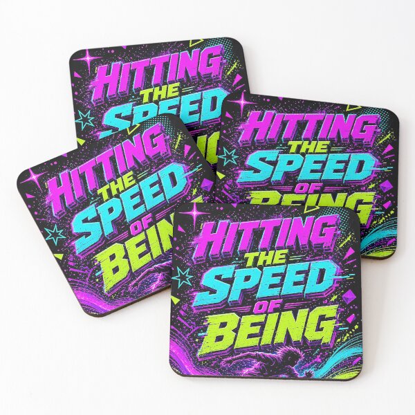 Item preview, Hitting the Speed of Being – High Vibration Cosmic Energy Flow State Art designed and sold by The Crazy Monkey Design Studio.