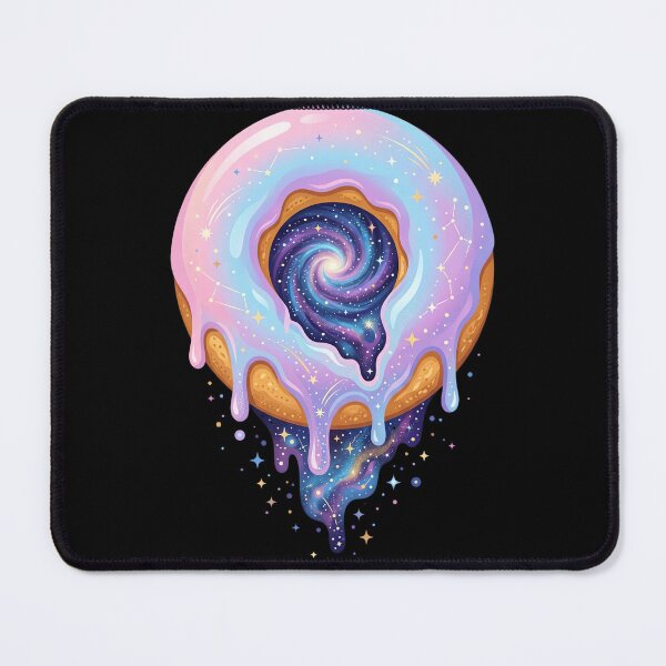Item preview, Interstellar Pastel Donut With Dripping Galaxy Glaze designed and sold by vienaphi.
