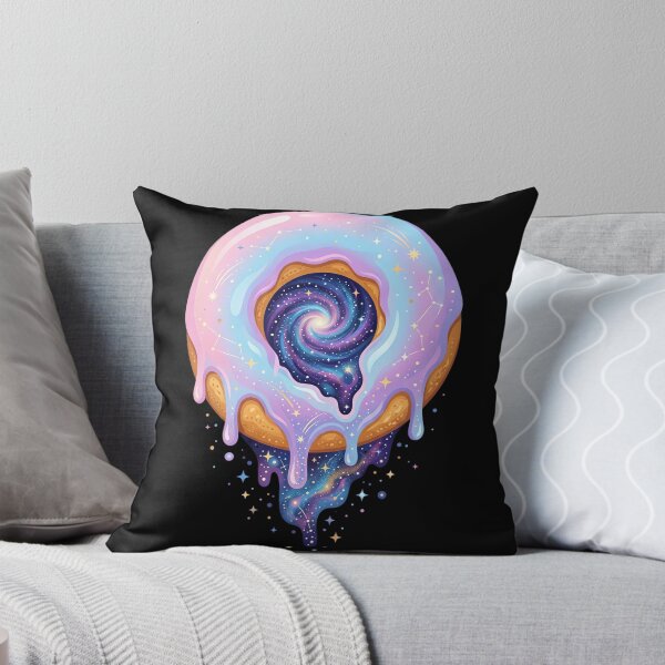 Item preview, Interstellar Pastel Donut With Dripping Galaxy Glaze designed and sold by vienaphi.