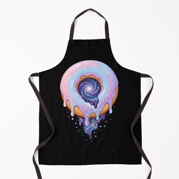 Item preview, Interstellar Pastel Donut With Dripping Galaxy Glaze designed and sold by vienaphi.