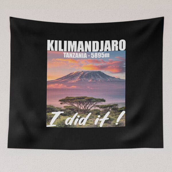 Item preview, Kilimanjaro Tanzania 5895m I Did It designed and sold by Loona97.