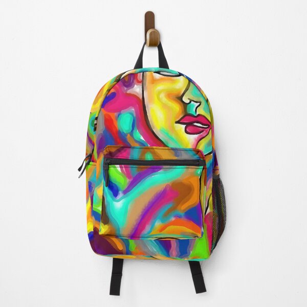 Item preview, colorful abstract lovers portrait designed and sold by Jay21743ori.