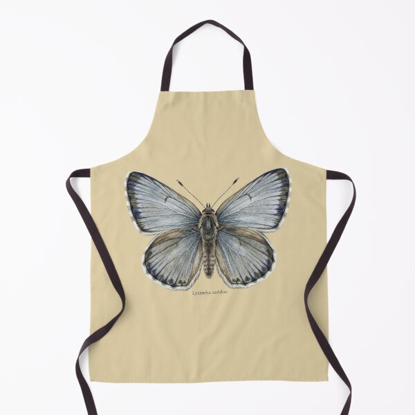 Item preview, The Pale Monarch: Chalk Hill Blue Lysandra Coridon Entomological Art designed and sold by FreiherrPK.