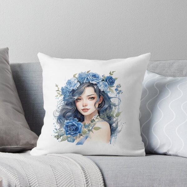 Item preview, Blue Rose | Elegant Floral Aesthetic Art designed and sold by Mandayartstudio.