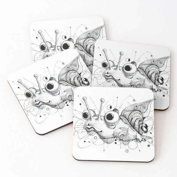 Item preview, Abstract snail with big eyes designed and sold by anytka.