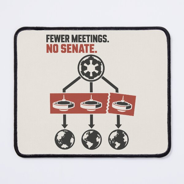 Item preview, Fewer Meetings, No Senate designed and sold by agearb.