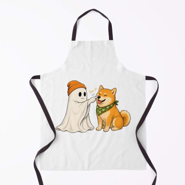 Item preview, Ghost Boops Happy Dog Nose Boo-p Funny Cute designed and sold by OlyvieArt.