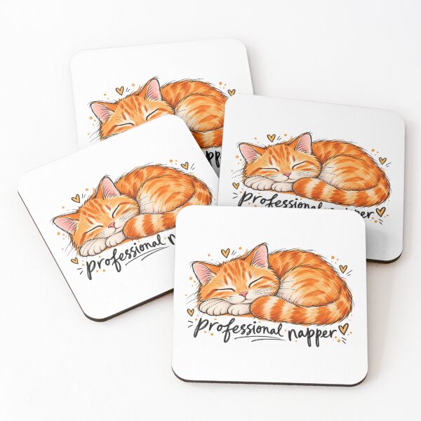Item preview, Professional Napper Orange Tabby Cat designed and sold by Fuzzaroo.
