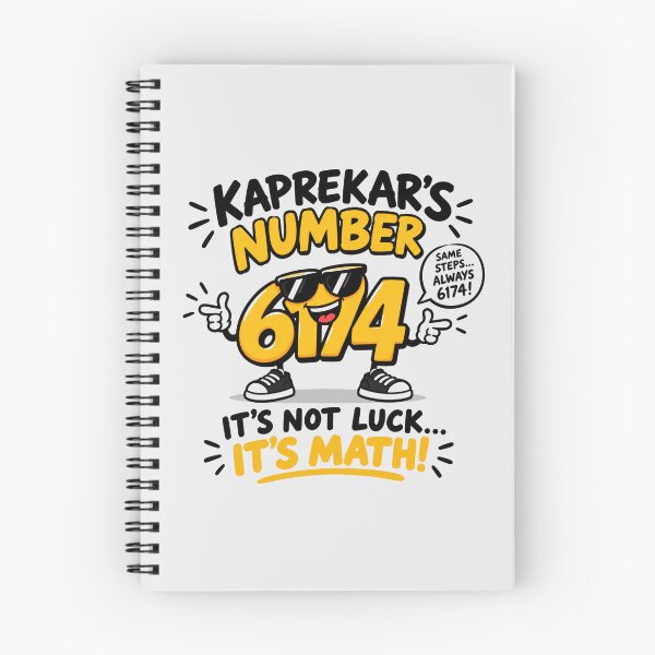 Item preview, Kaprekar's Number 6174 – It's Not Luck, It's Math designed and sold by Itai Doshin.