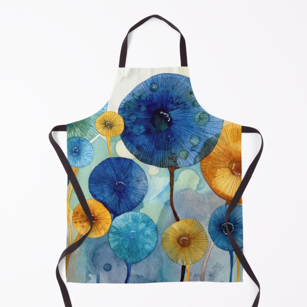 Item preview, Colorful flower shapes on a canvas designed and sold by anytka.