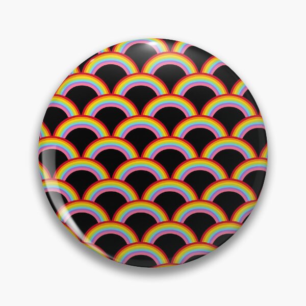 Item preview, Rainbows Over Black Background, Black Rainbow Design designed and sold by bestggraphico.