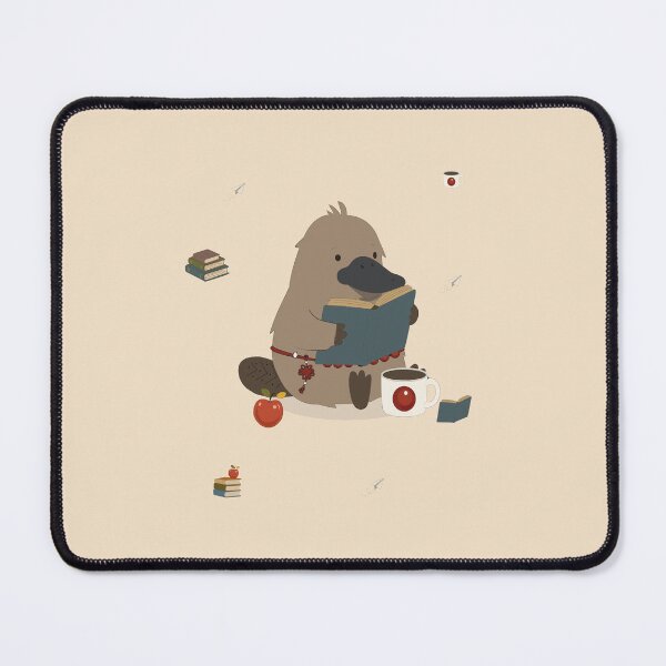 Item preview, Cute Platypus Character Reading a Book at School designed and sold by TatinkaArtskill.