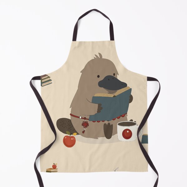Item preview, Cute Platypus Character Reading a Book at School designed and sold by TatinkaArtskill.