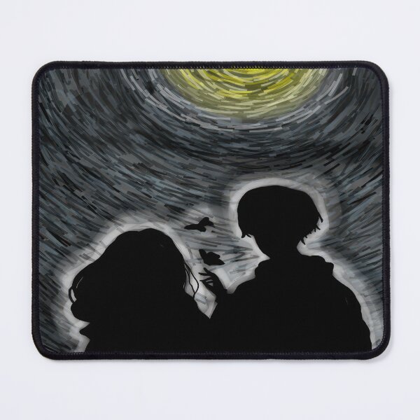 Item preview, silhouette couple under starry moon designed and sold by Jay21743ori.