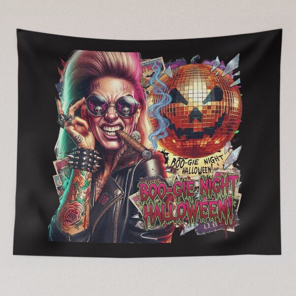 Item preview, Halloween Cyberpunk Boogie Pumpkin Disco designed and sold by Voodoo Store Paranormal Collections.