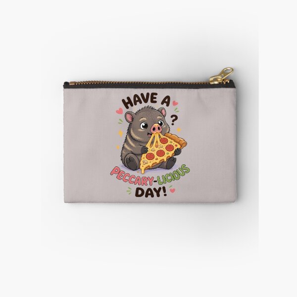 Item preview, Cute Javelina Pizza Lover - Collared Peccary designed and sold by Art-Arcade6.