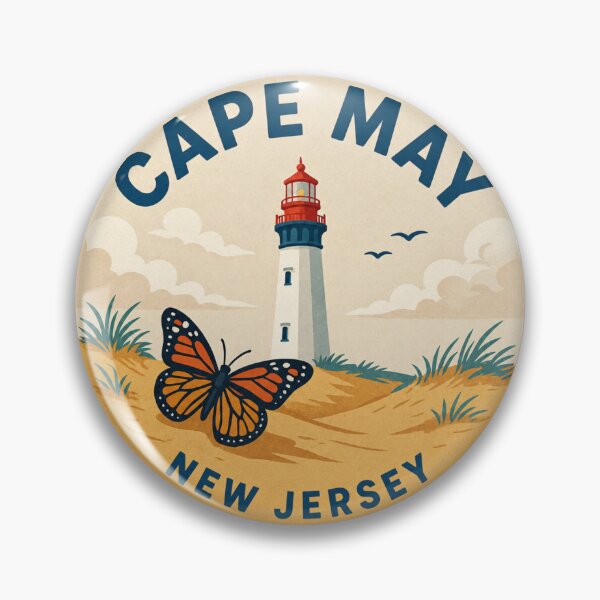 Item preview, Cape May New Jersey: Lighthouse Monarch designed and sold by CircinusStore.