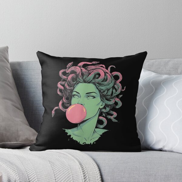 Item preview, Bubblegum Gorgon Feminist Mythology Goddess Vintage Graphic designed and sold by Aliaalerud.