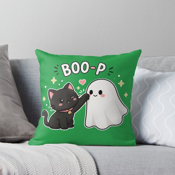 Item preview, Boo-P Cute Cat Ghost Kawaii Art designed and sold by OlyvieArt.