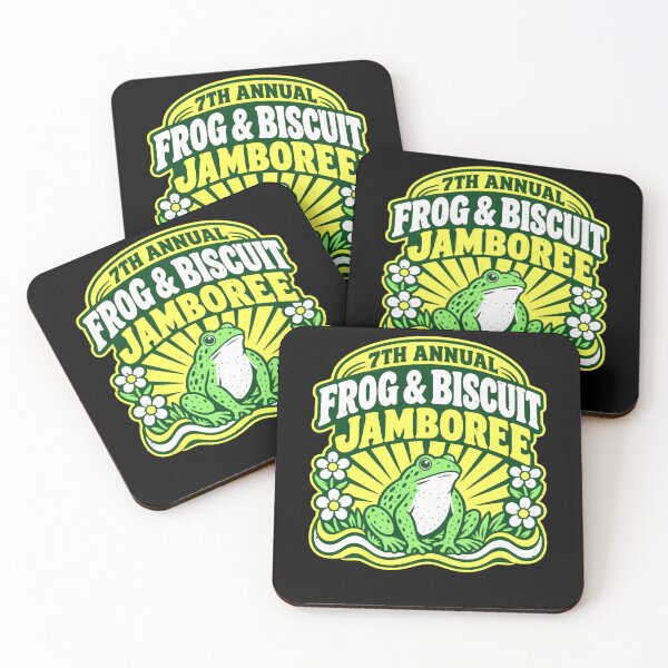 Item preview, Funny 7th Annual Frog & Biscuit Jamboree Art designed and sold by elderberry.