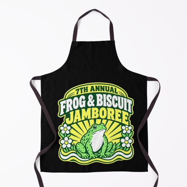 Item preview, Funny 7th Annual Frog & Biscuit Jamboree Art designed and sold by elderberry.