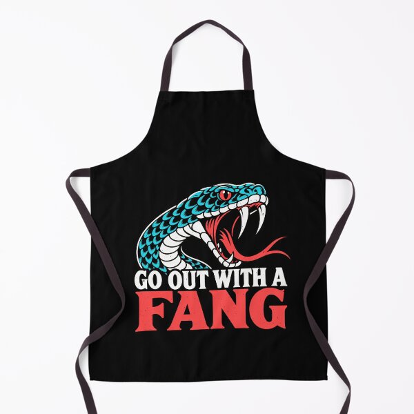 Item preview, Go Out With A Fang Funny Snake Pun designed and sold by elderberry.