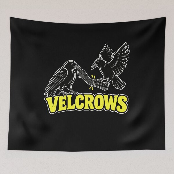 Item preview, VELCROWS Crows and Hook-and-Loop Humor designed and sold by elderberry.