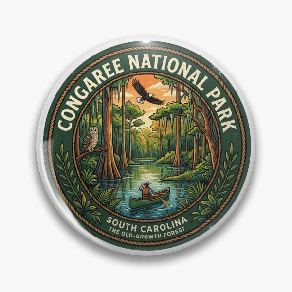 Item preview, Congaree National Park South Carolina designed and sold by TulipaGraphics.