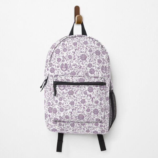 Item preview, Japanese Chin Floral Dog Silhouette in Lavender designed and sold by WildLakePatterns.