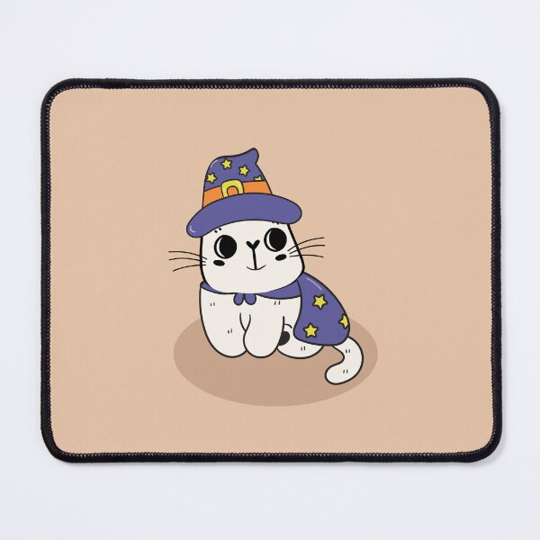 Item preview, White Cat with Magic Costume and Start Pattern designed and sold by AlginaPugachova.