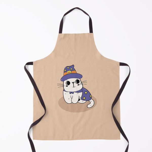 Item preview, White Cat with Magic Costume and Start Pattern designed and sold by AlginaPugachova.