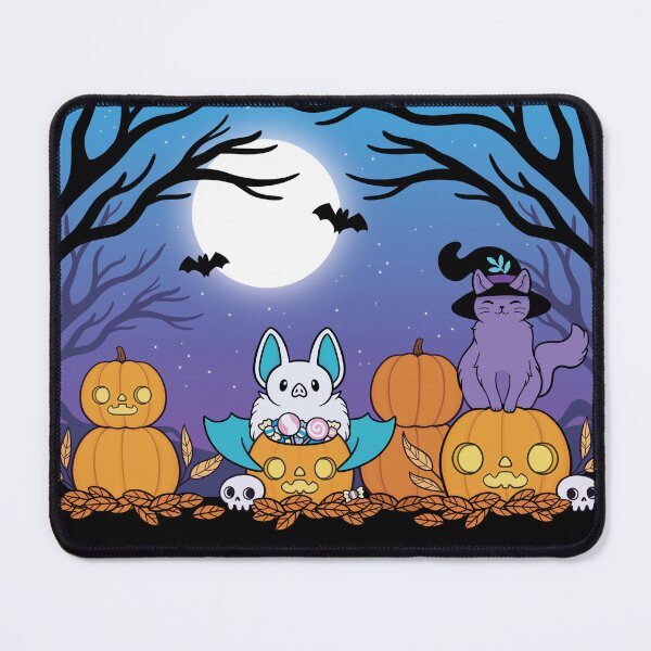 Item preview, Pumpkin Patch at Night | Nikury designed and sold by nikury.