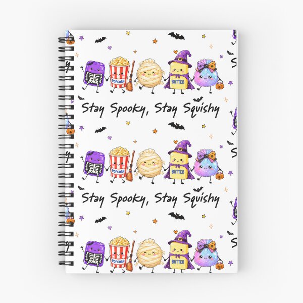 Item preview, Stay Squishy Stay Spooky | Viral Squishy Dumplings Halloween Witch Bats Skeleton Design designed and sold by Uniquememorable.
