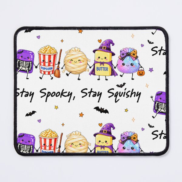 Item preview, Stay Squishy Stay Spooky | Viral Squishy Dumplings Halloween Witch Bats Skeleton Design designed and sold by Uniquememorable.